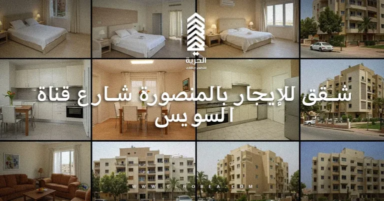 شقق للإيجار بالمنصورة شارع قناة السويس