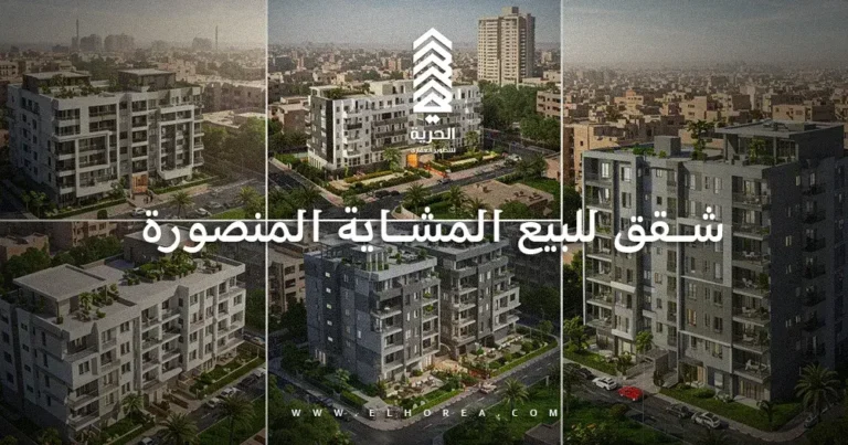 شقق للبيع المشاية المنصورة