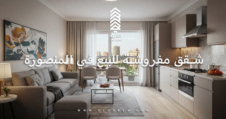 شقق مفروشة للبيع في المنصورة