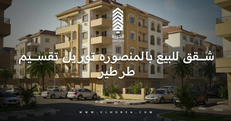 شقق للبيع بالمنصوره توريل تقسيم طرطير